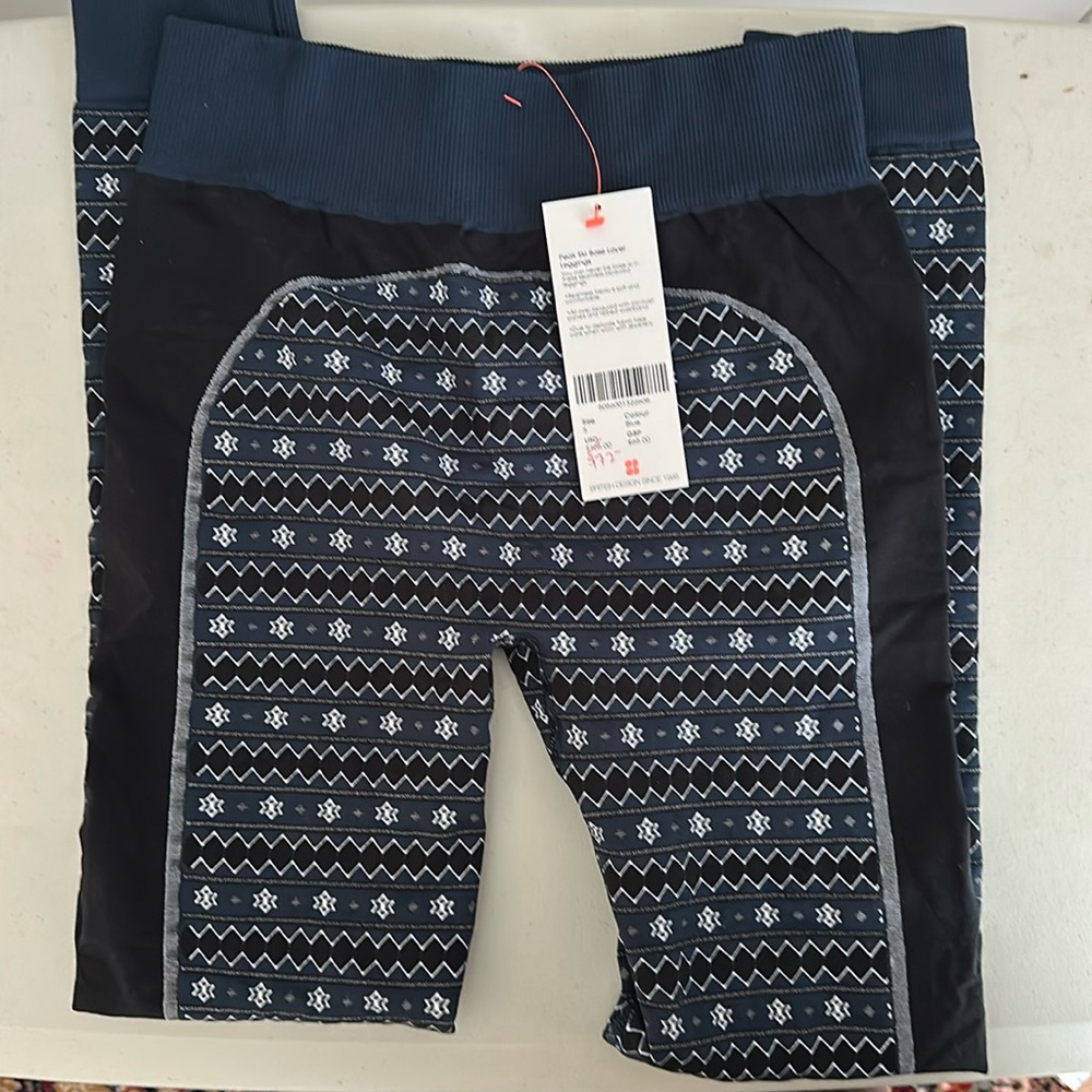 Sweaty Betty NWT Peak Ski Base Layer Leggings - Blue Mountain SMALL - Picture 5 of 9